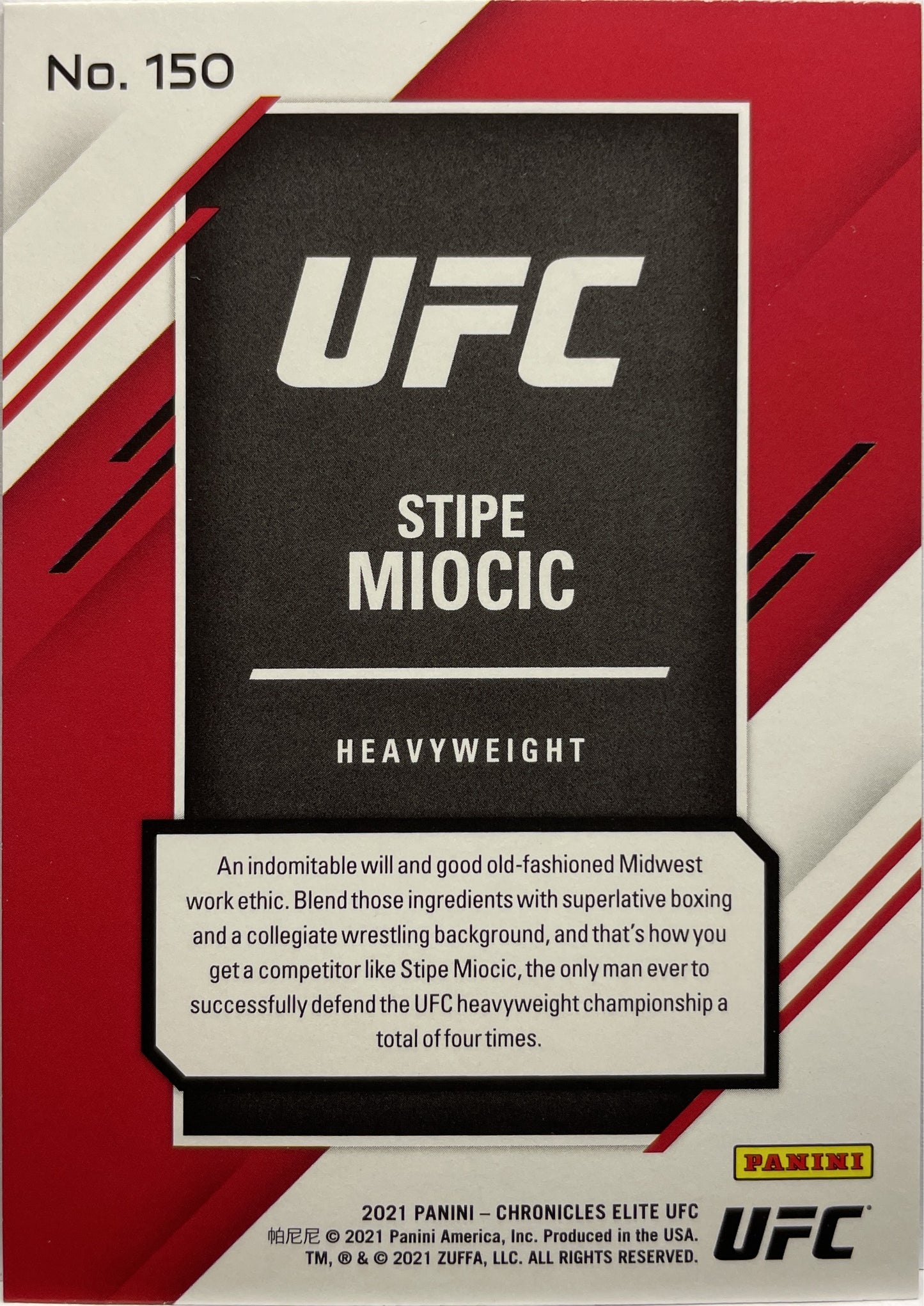 Mancolista-Elite-Panini Chronicles UFC 2021