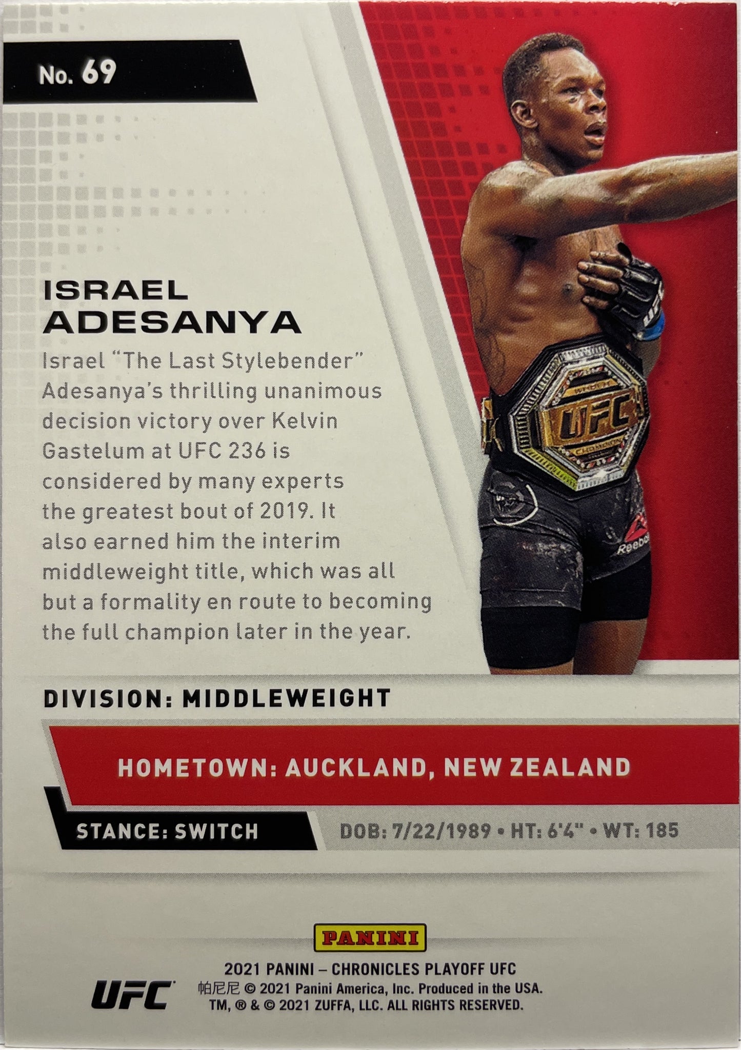 Mancolista-Playoff-Panini Chronicles UFC 2021