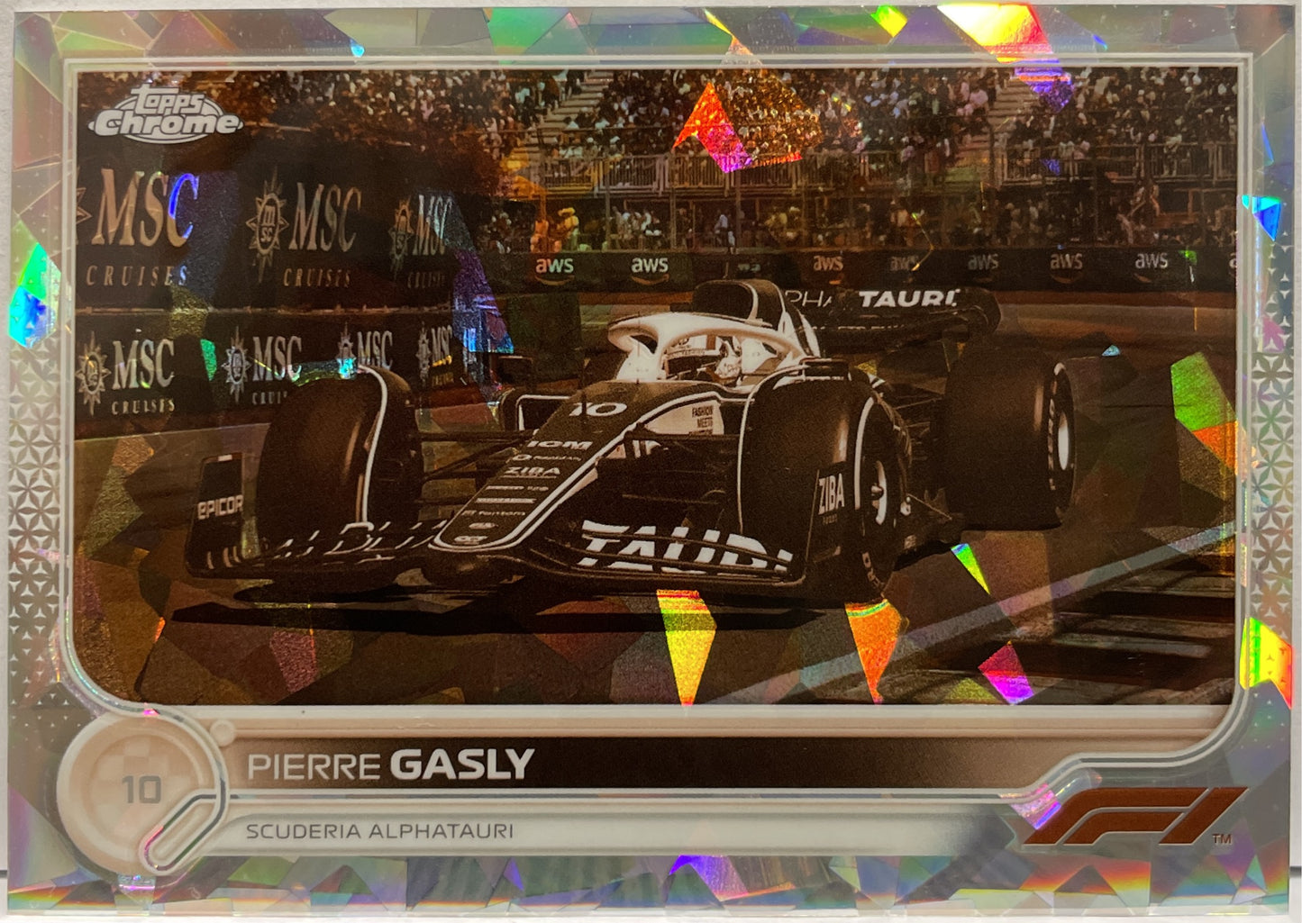 Pierre Gasly 35/100 Topps Chrome F1 2022
