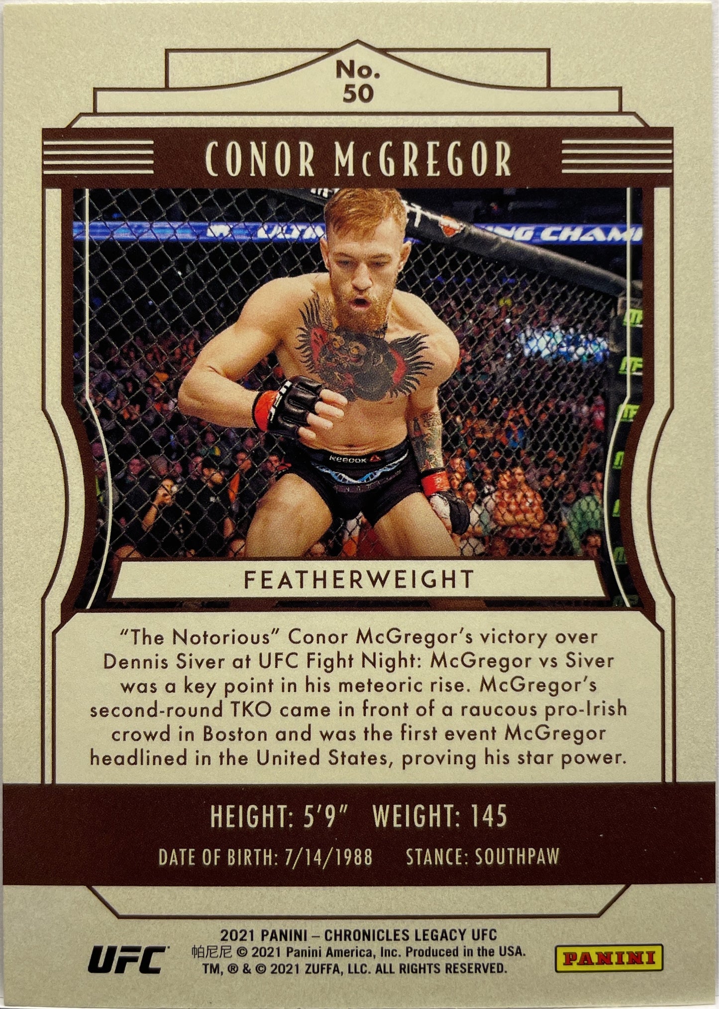 Mancolista-Legacy-Panini Chronicles UFC 2021