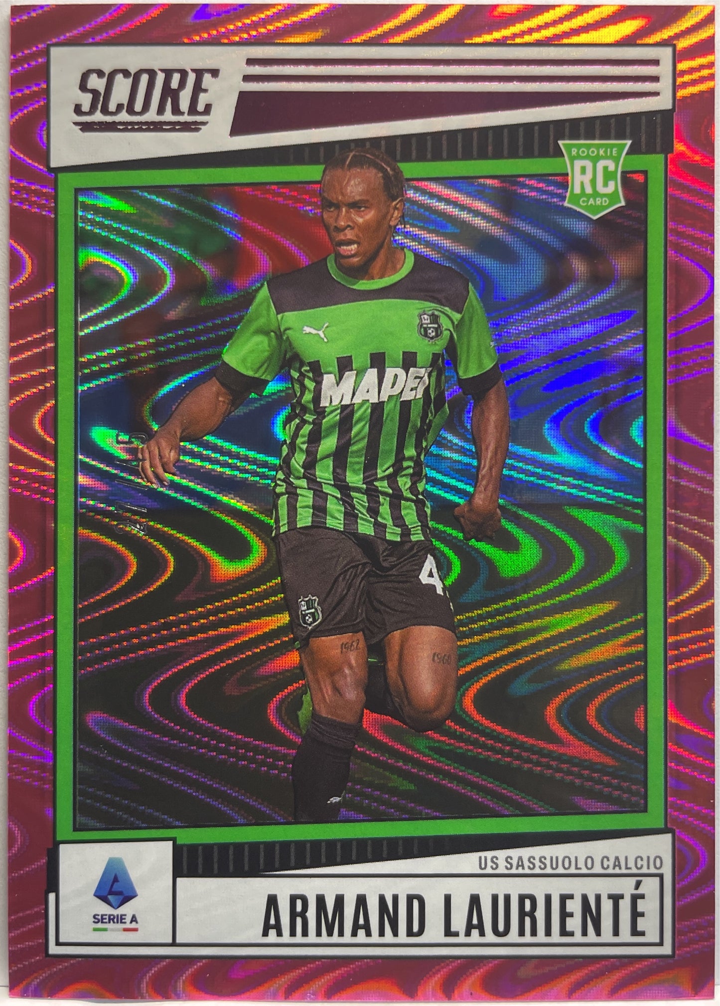 Armand Lauriente 27/45 Rookie Pink Swirl Score Serie A 2022/23