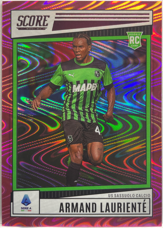 Armand Lauriente 27/45 Rookie Pink Swirl Score Serie A 2022/23