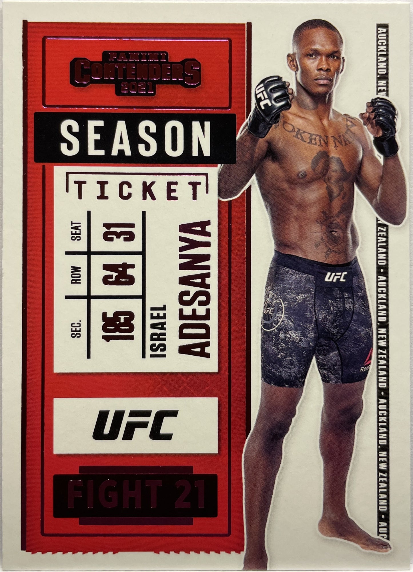 Mancolista-Contenders Season Ticket-Panini Chronicles UFC 2021