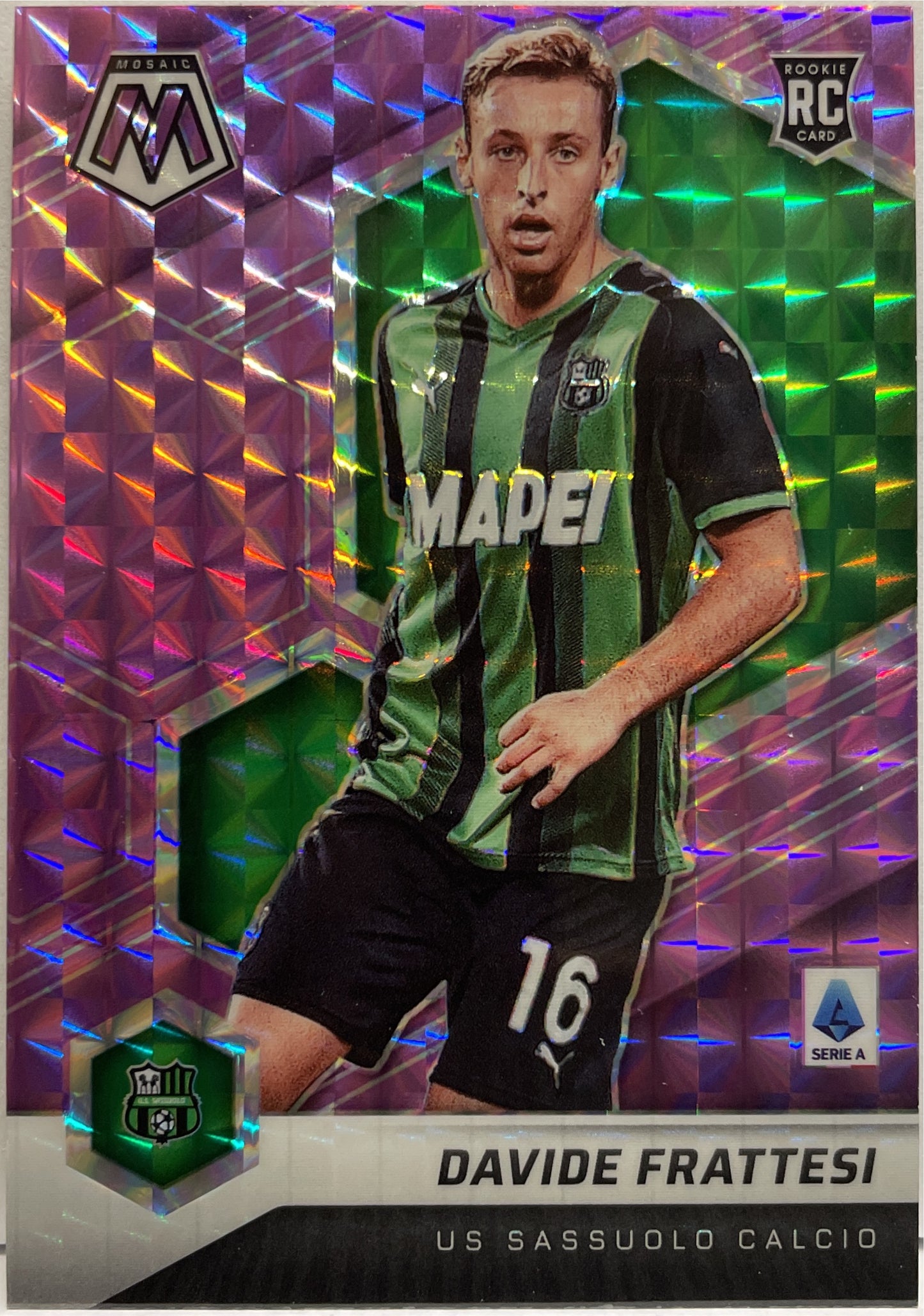 Davide Frattesi 1/49 Rookie Purple Panini Mosaic Serie A 2021/22