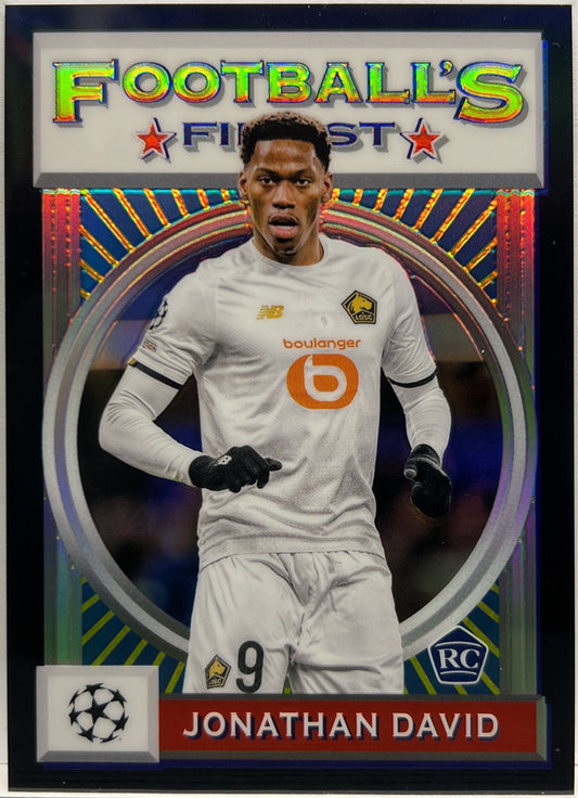 Jonathan David 18/25 Rookie Football's Finest Topps Finest Flashback 2021/22