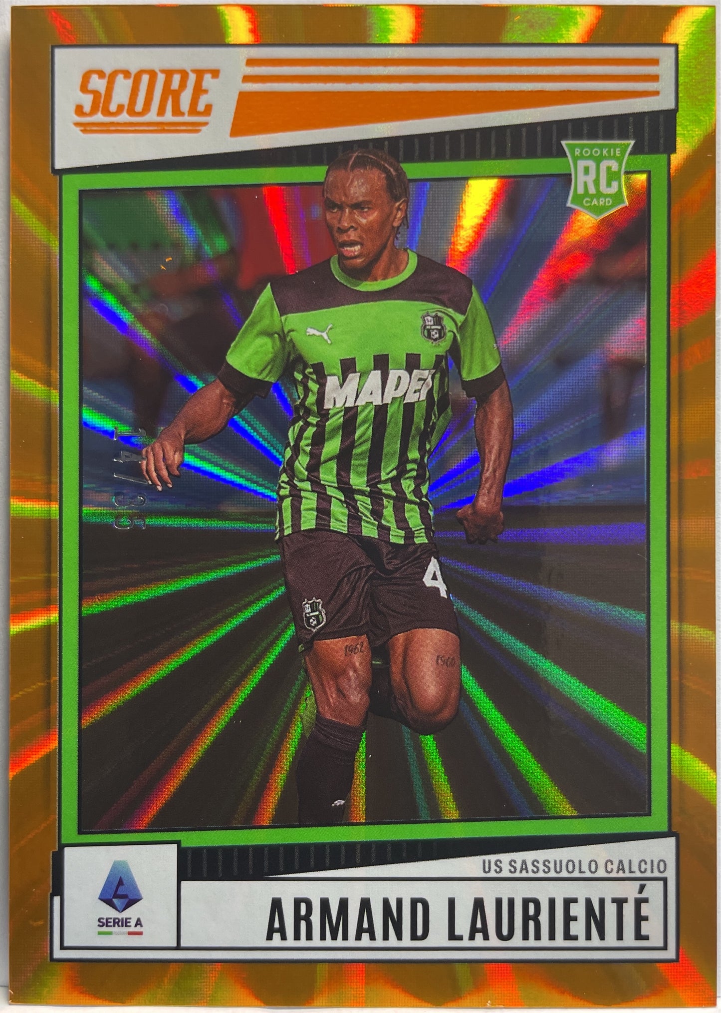 Armand Lauriente 14/35 Rookie Orange Laser Score Serie A 2022/23