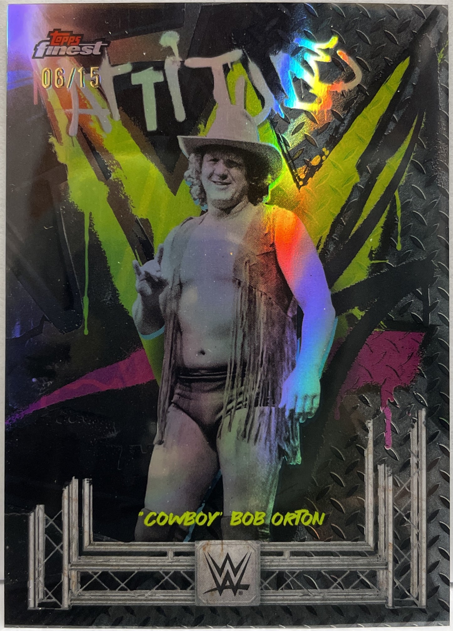 Cowboy Bob Orton 6/15 Topps Finest WWE 2025