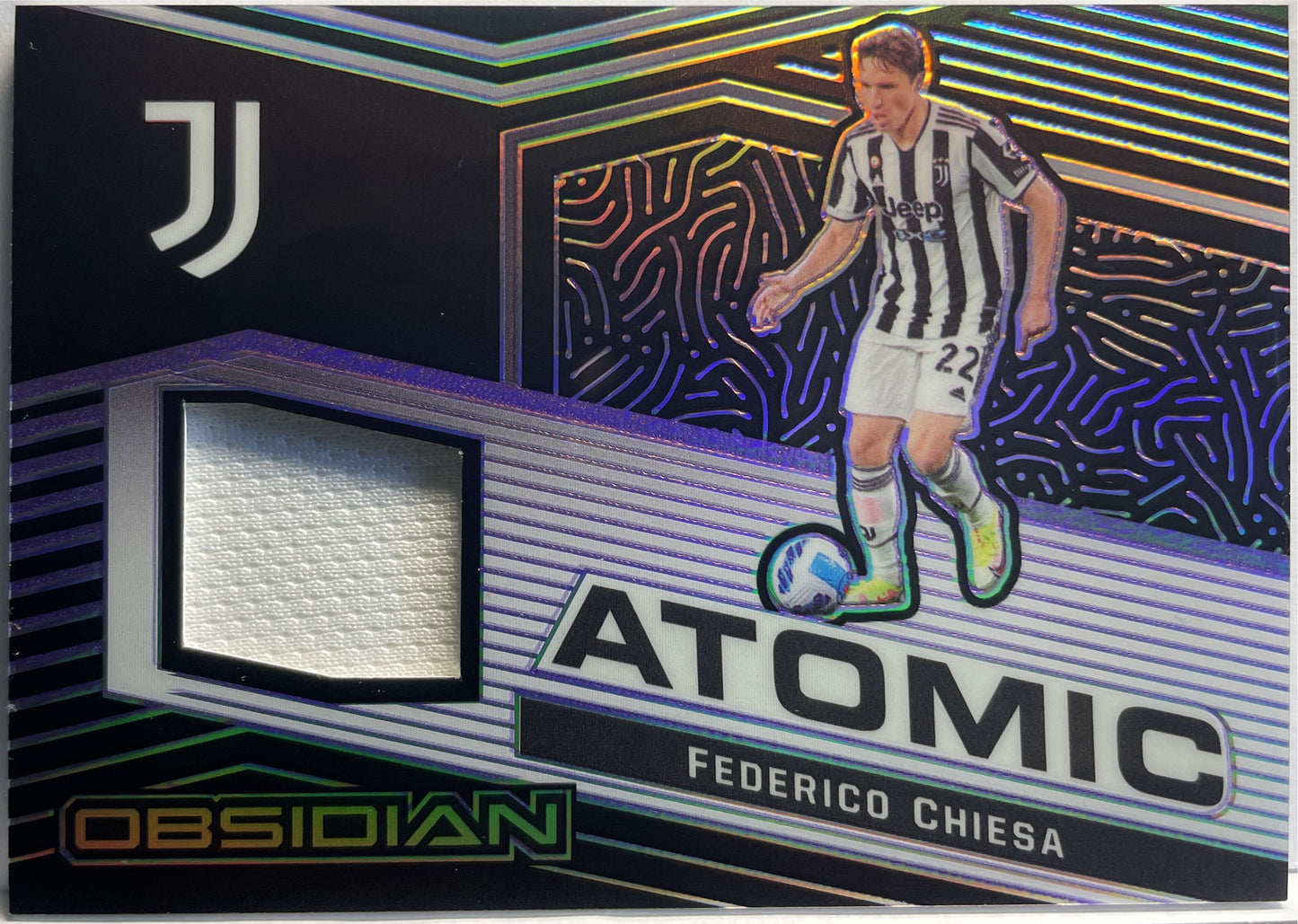 Federico Chiesa 18/75 Patch Atomic Obsidian 2021/22