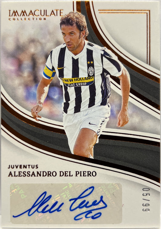 Alessandro Del Piero 5/99 Autograph Immaculate Collection 2023/24