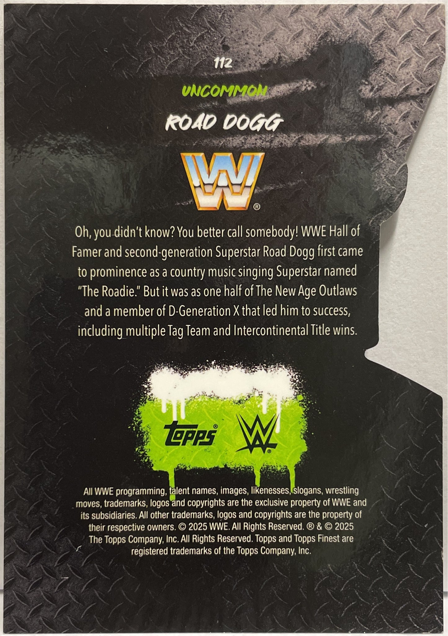 Road Dogg 20/35 Topps Finest WWE 2025