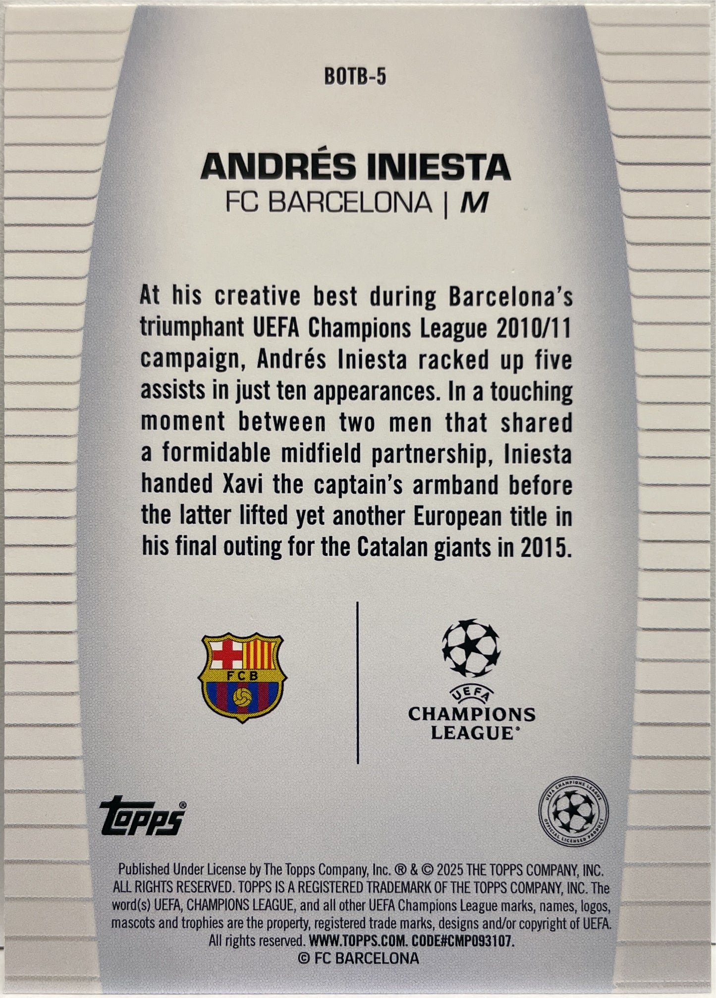 Mancolista-Best Of The Best-Topps UCC 2024/25