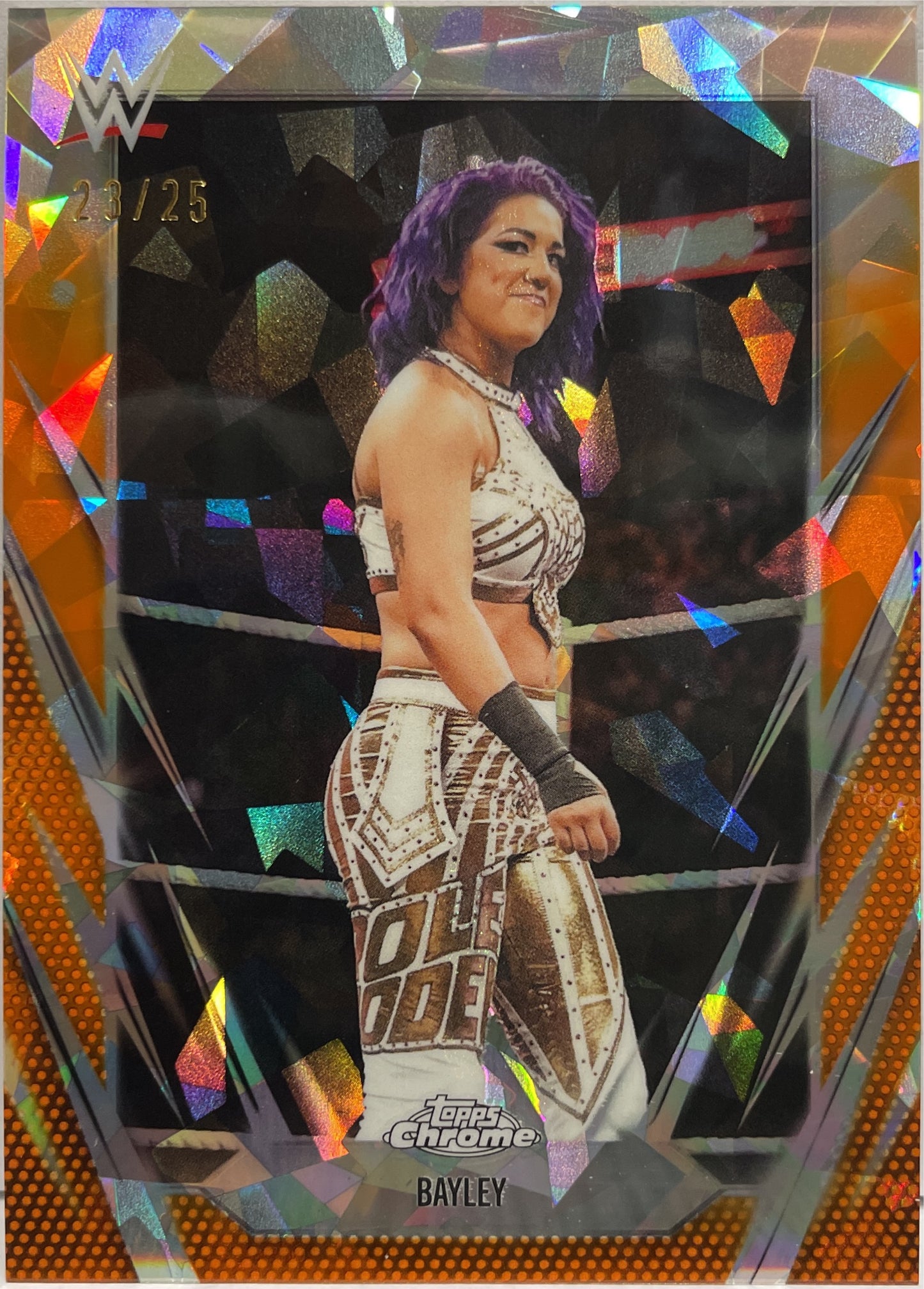 Bayley 23/25 Orange Topps Chrome WWE 2026