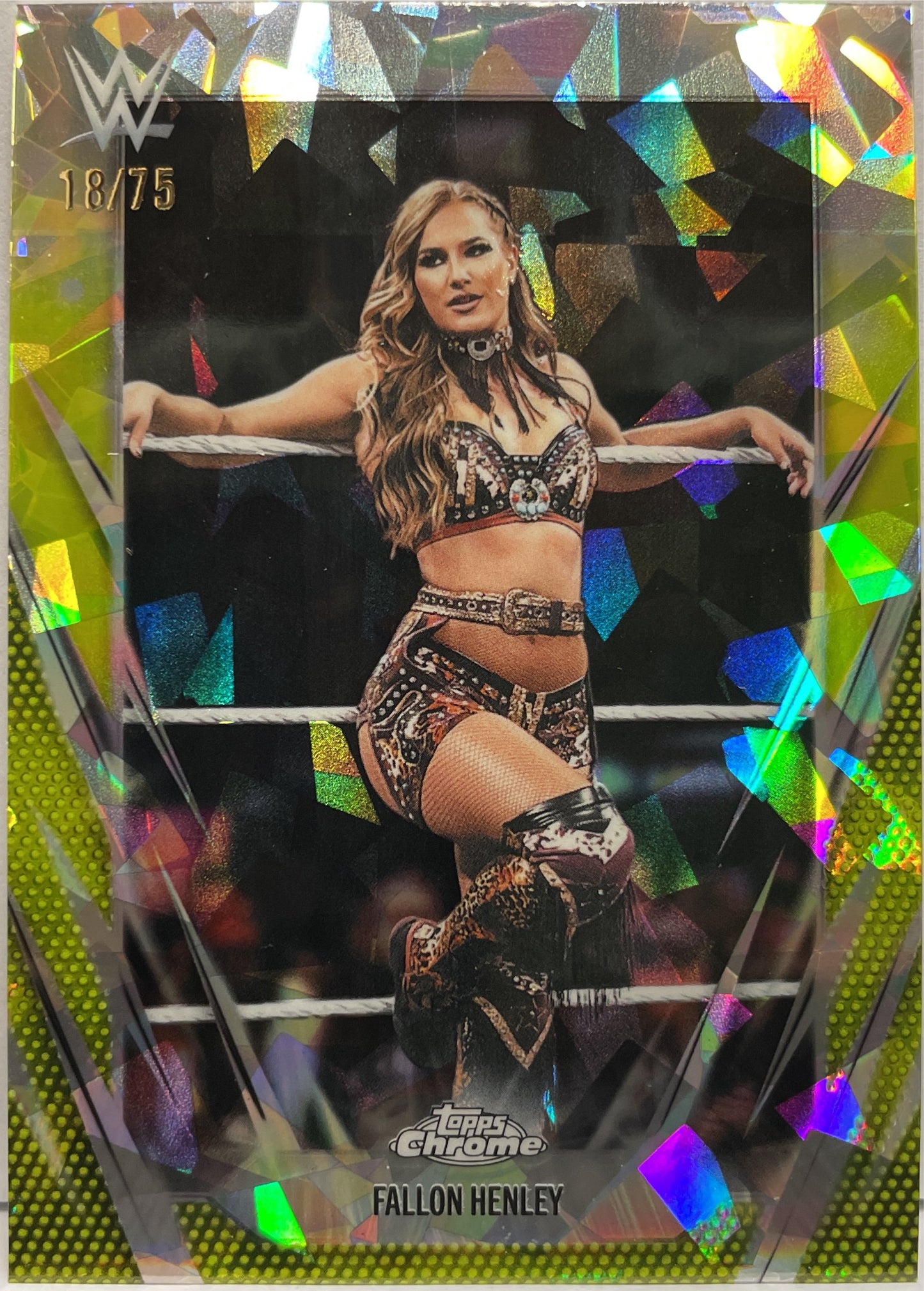 Fallon Henley 18/75 Topps Chrome WWE 2026