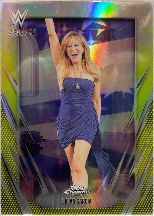 Lilian Garcia 259/275 Topps Chrome WWE 2026