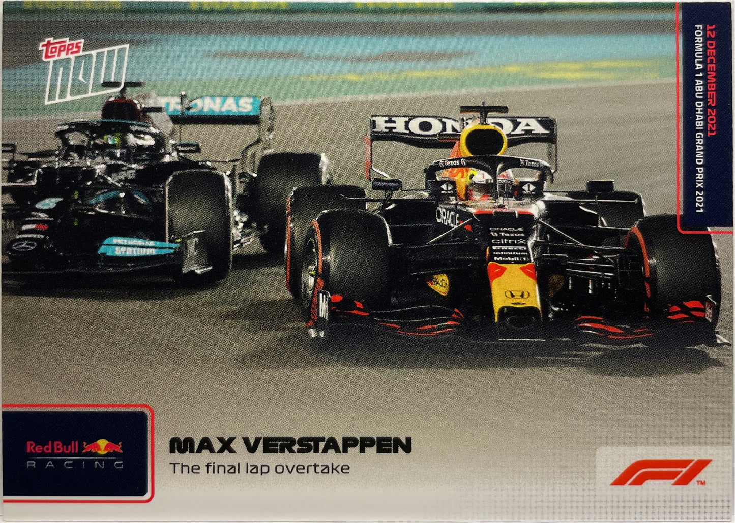 Max Verstappen #81 Topps Now F1 2021