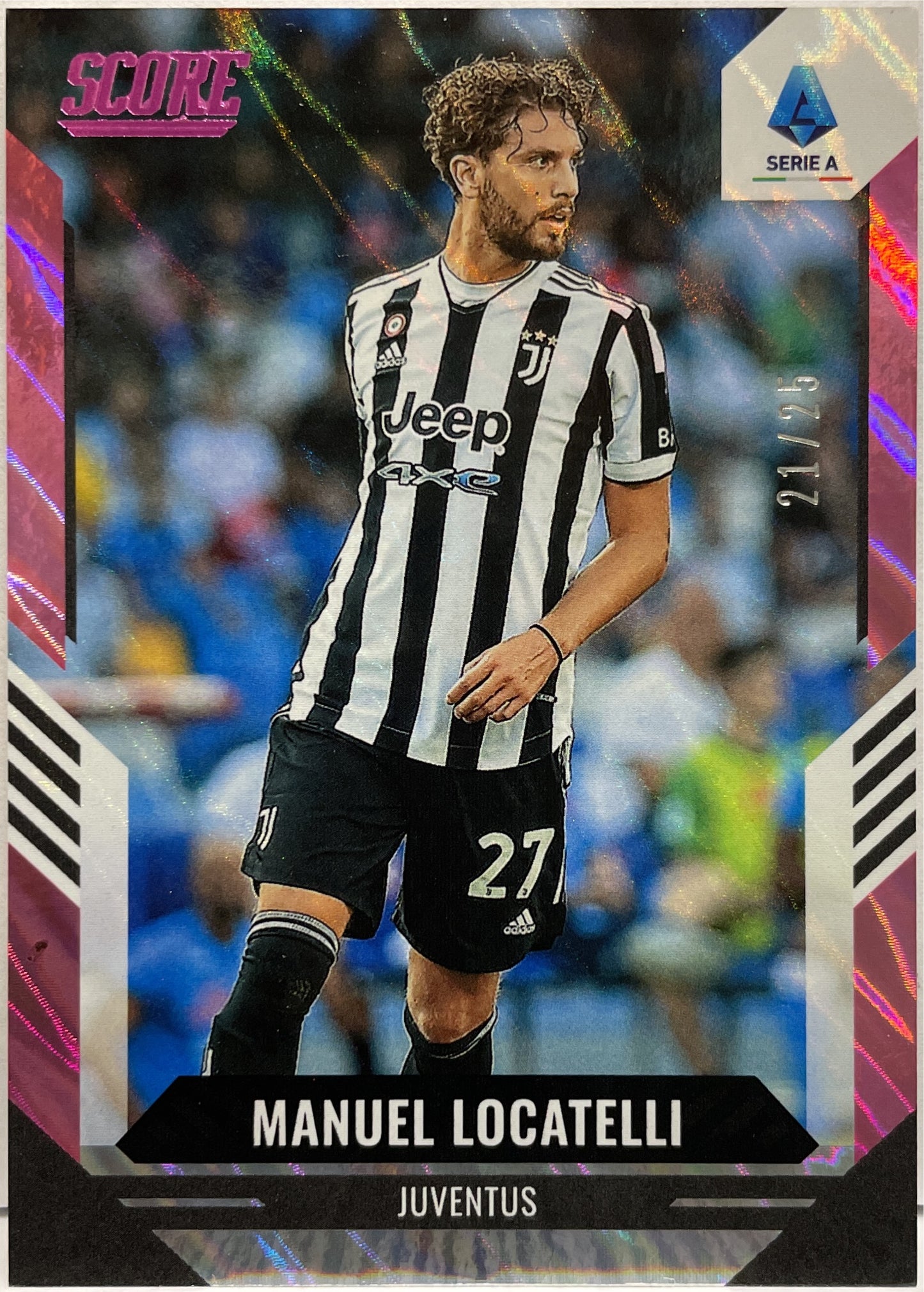 Manuel Locatelli 21/25 Pink Panini Score Serie A 2021/22