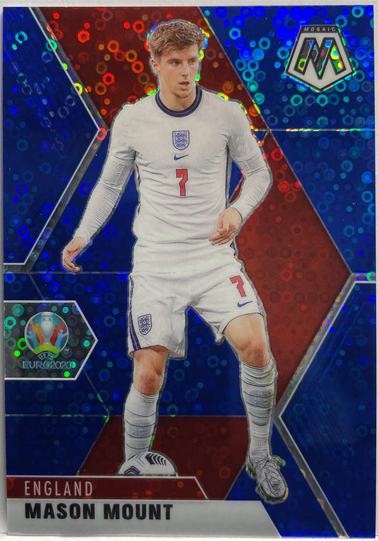 Mason Mount 26/99 Blue Mosaic Uefa Euro 2020/21