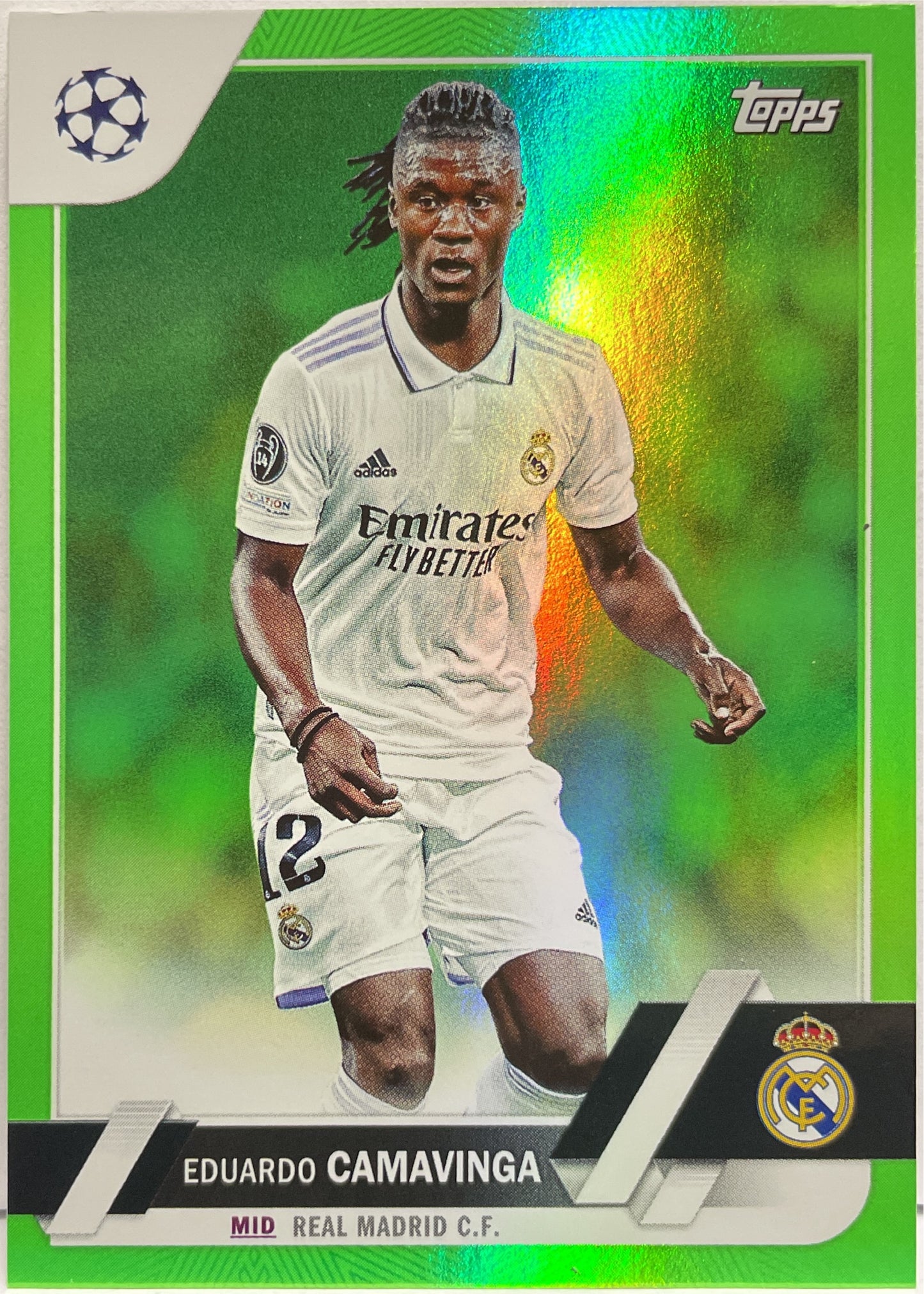 Eduardo Camavinga 7/199 Green Topps UCC 2022/23