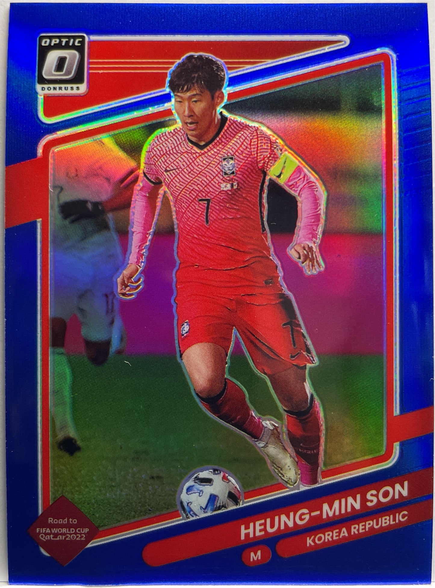 Heung-Min Son 89/99 Blue Optic Donruss Road To Qatar 2021/22