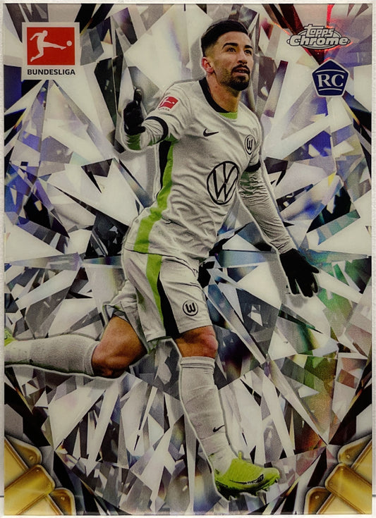 Mohammed Amoura Rookie Diamond Etch Topps Chrome Bundesliga 2024/25