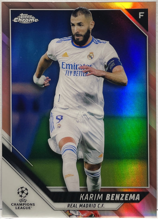 Karim benzema 83/125 Topps Chrome UCL 2021/22