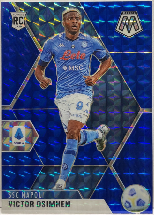 Victor Osimhen 19/99 Rookie Blue Mosaic Serie A 2020/21