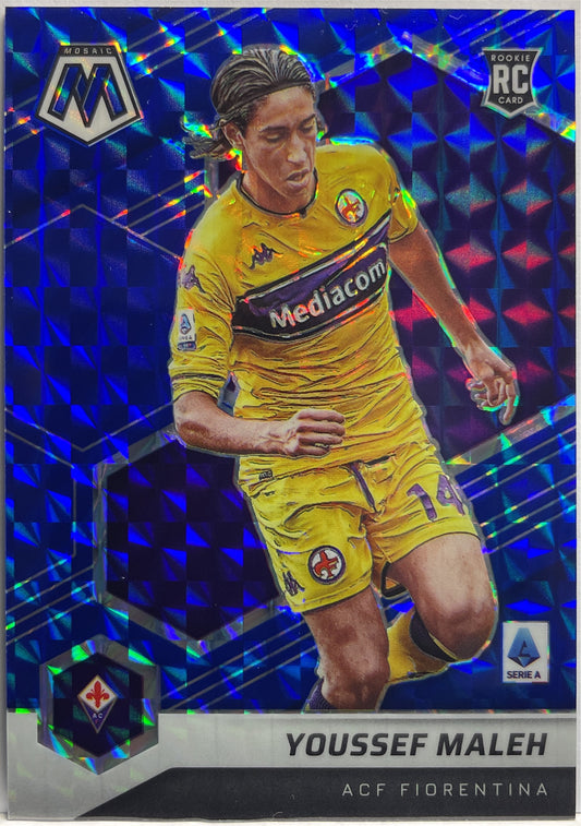 Youssef Maleh 72/99 Rookie Blue Mosaic Serie A 2021/22