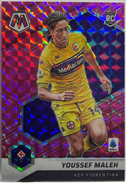 Youssef Maleh 12/25 Pink Mosaic Serie A 2021/22