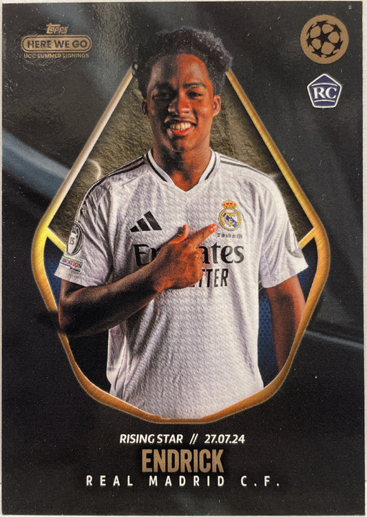 Endrick Rookie Topps Fabrizio Romano Here We Go 2024