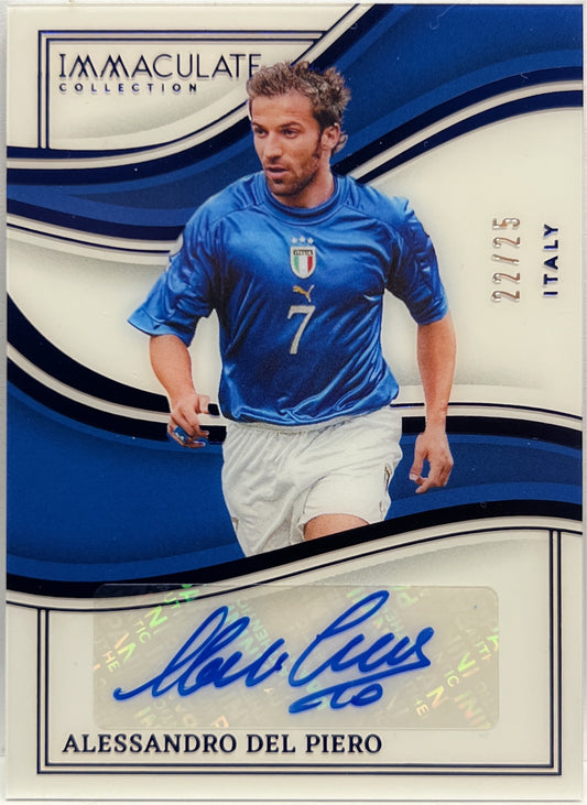 Alessandro Del Piero 22/25 Autograph Immaculate 2023/24