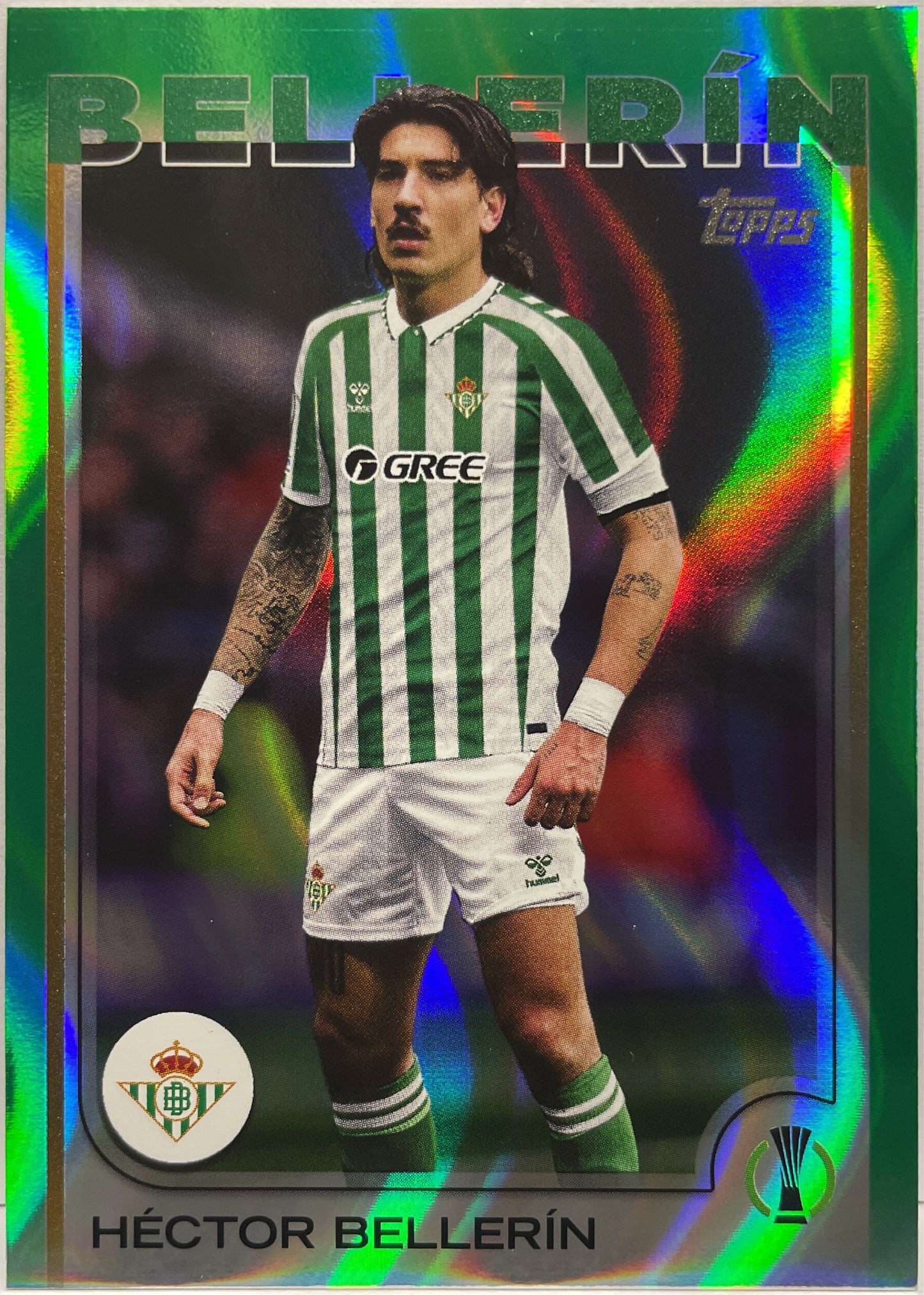Hector Bellerin Green Flowfractor Topps UCC 2024/25