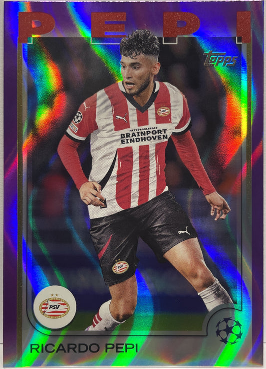 Ricardo Pepi Purple Flowfractor Topps UCC 2024/25