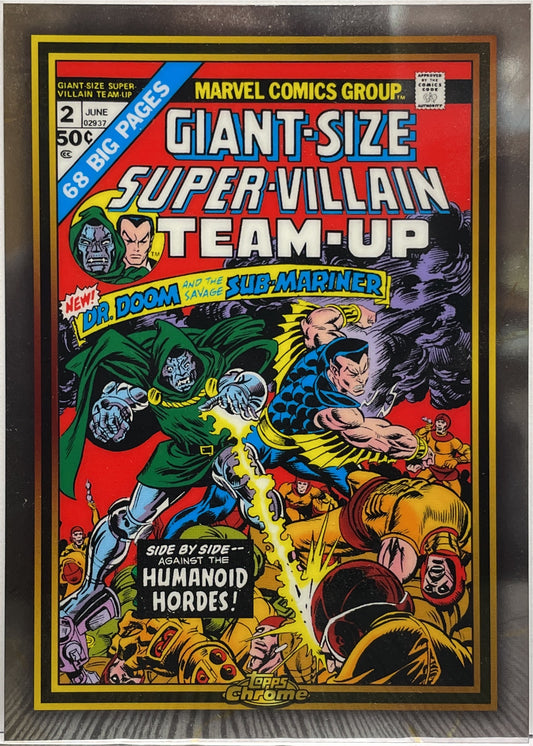 Villain Team Up #2 Giant Size Topps Chrome Marvel 2025