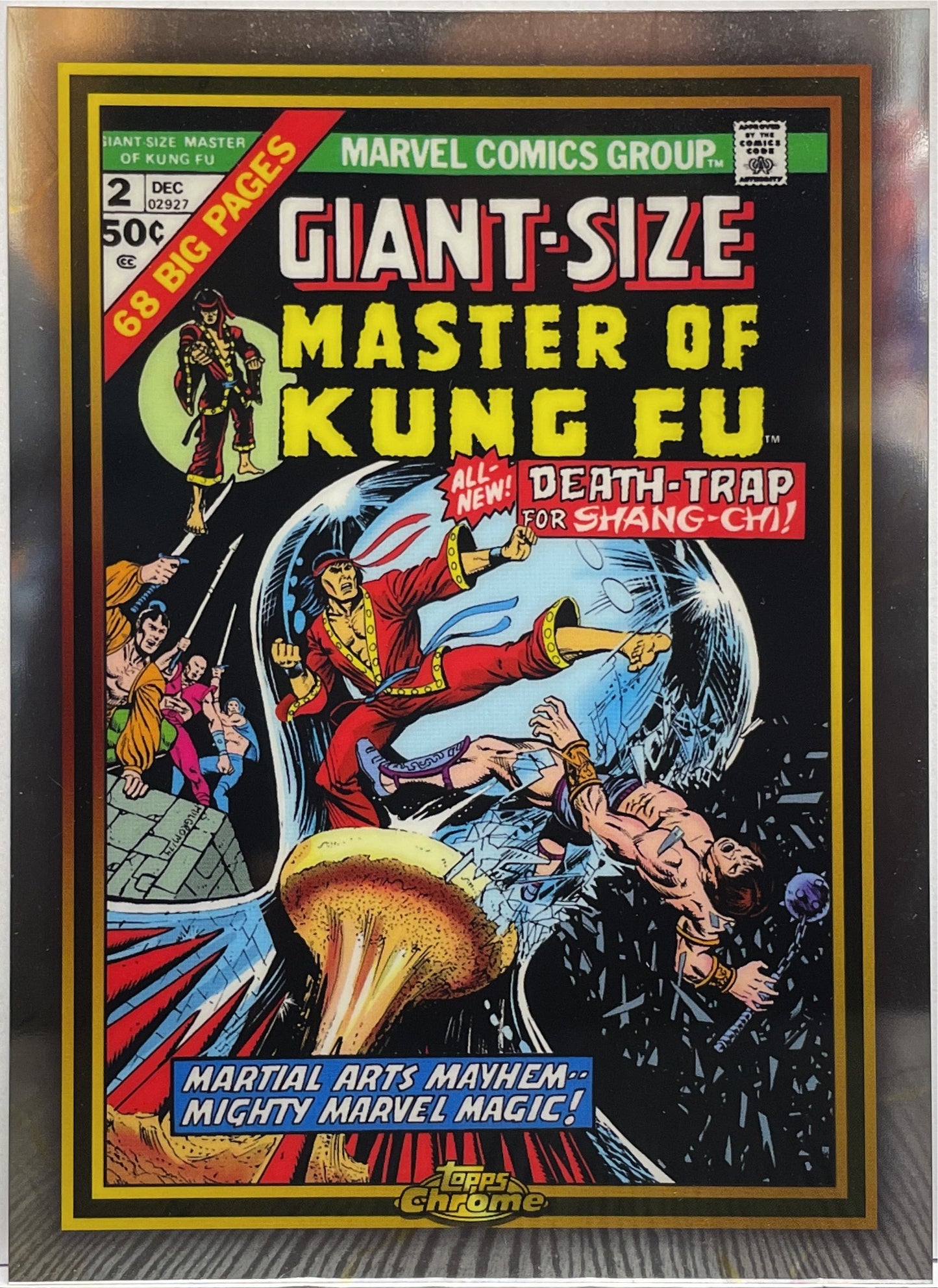 Master of Kung Fu Giant Size Topps Chrome Marvel 2025