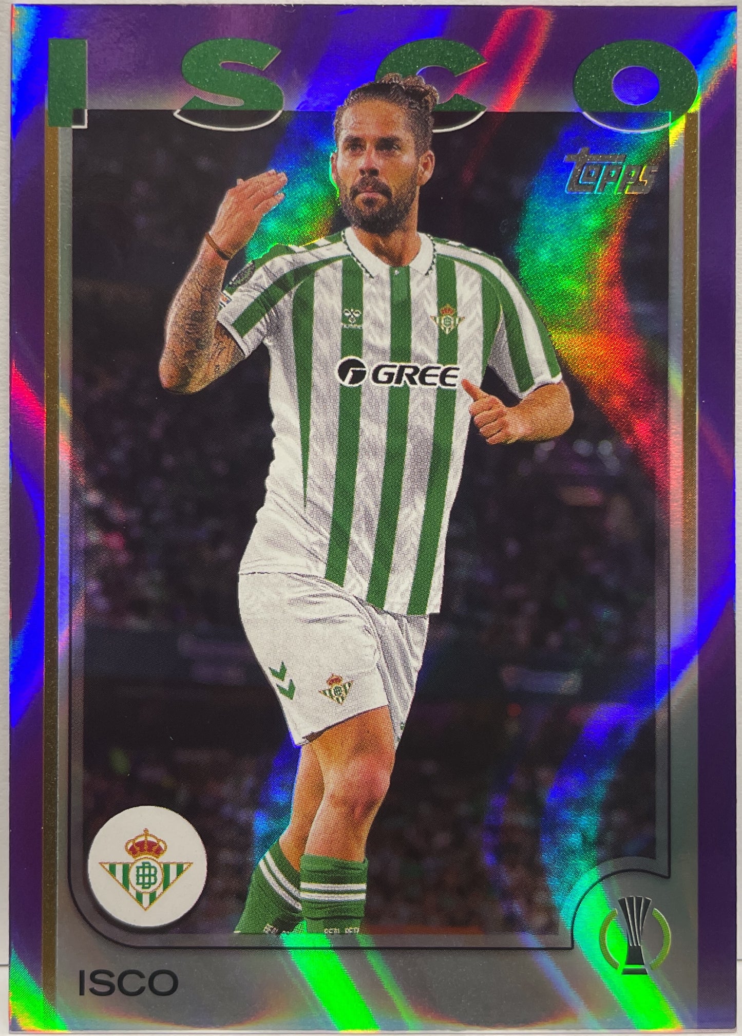Isco Purple Flowfractor Topps UCC 2024/25