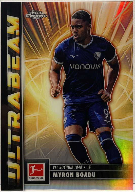 Myron Boadu Ultrabeam Topps Chrome Bundesliga 2024/25