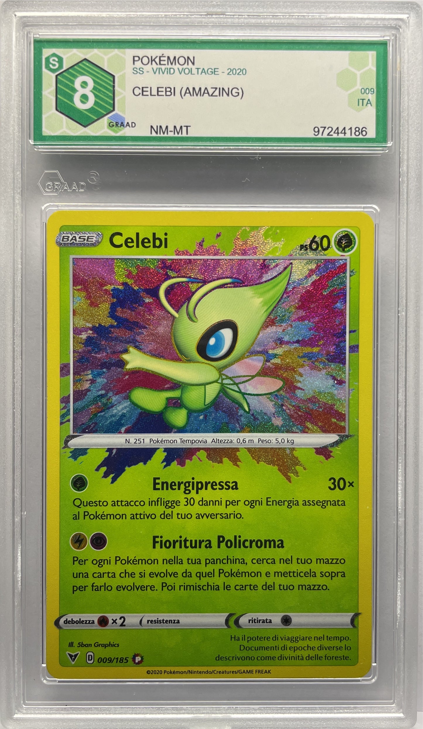 GRAAD 8 - Celebi Amazing - Pokemon Vivid Voltage 2020