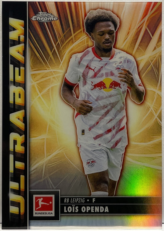 Lois Openda Ultrabeam Topps Chrome Bundesliga 2024/25