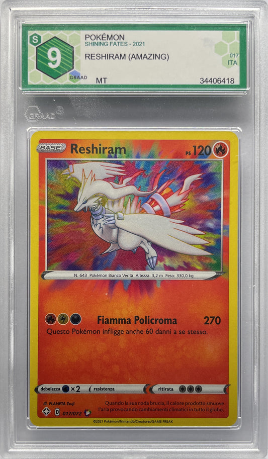 GRAAD 9 - Reshiram Amazing - Pokemon Shining Fates 2021