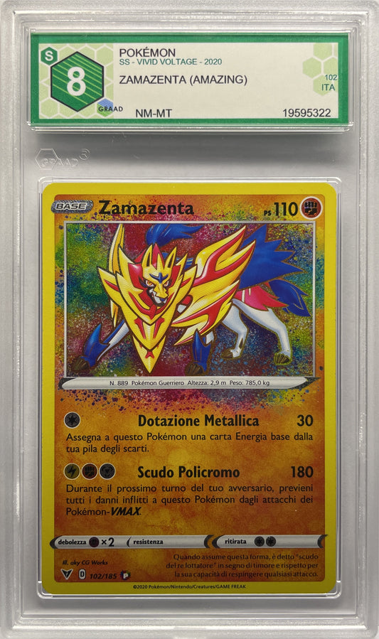 GRAAD 8 - Zamazenta Amazing - Pokemon Vivid Voltage 2020