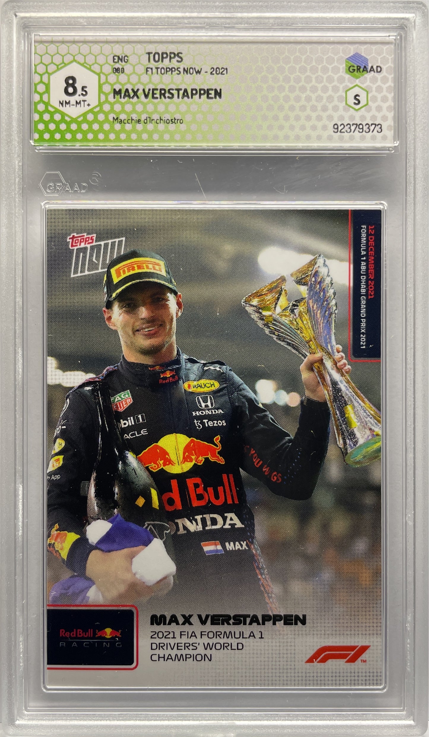 GRAAD 8.5 - Max Verstappen - F1 Topps Now #80