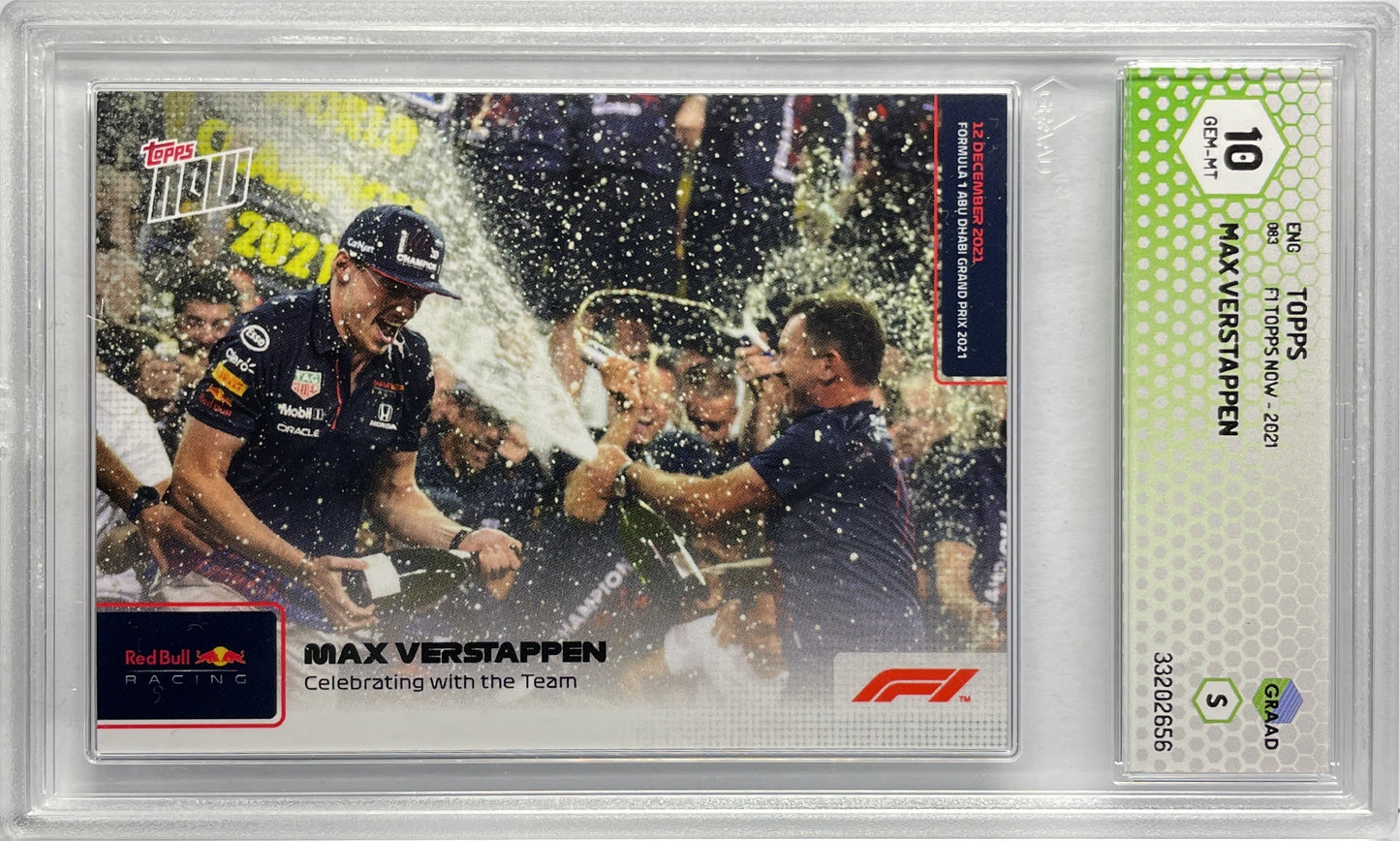 GRAAD 10 - Max Verstappen - F1 Topps Now #83