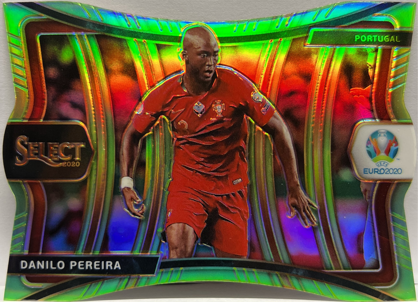 Danilo Pereira 72/149 Mezzanine Neon Green Die Cut Prizm Select Uefa Euro 2020
