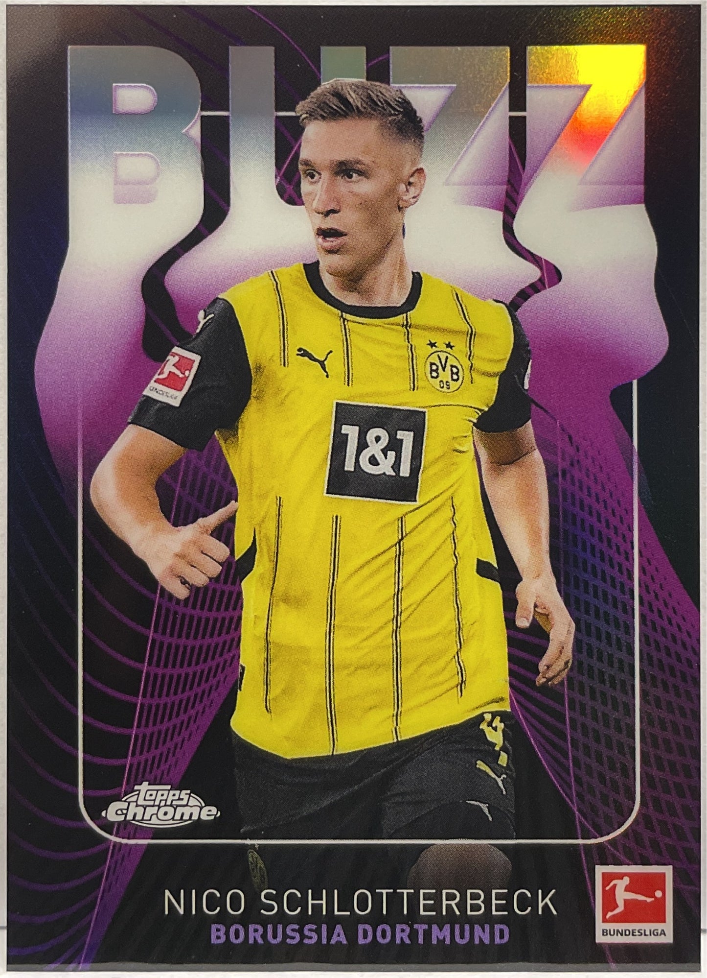 Nico Schlotterbeck Buzz Topps Chrome Bundesliga 2024/25