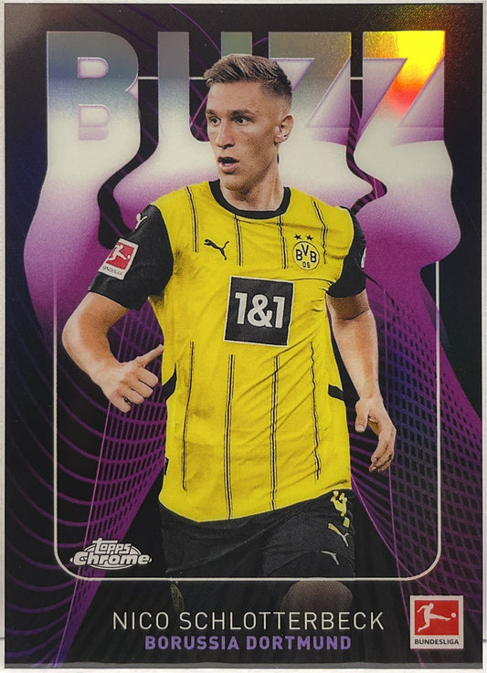 Nico Schlotterbeck Buzz Topps Chrome Bundesliga 2024/25