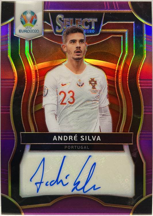 Andre Silva 55/75 Autograph Signature Purple Select Uefa Euro 2020