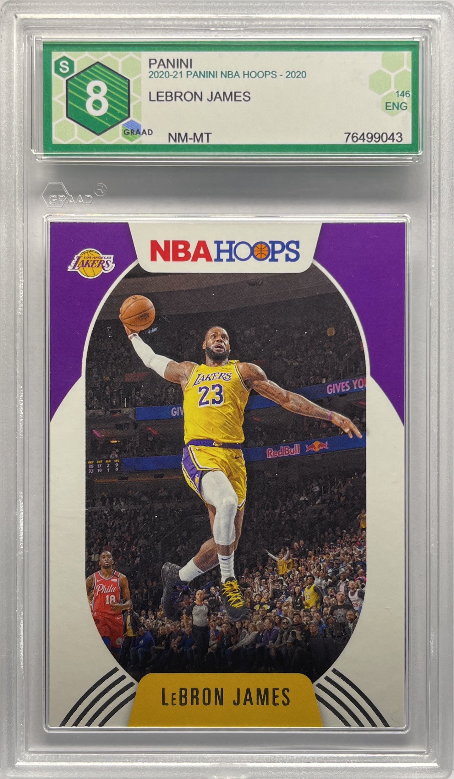 GRAAD 8 - Lebron James - Donruss NBA Hoops Basketball 2020/21