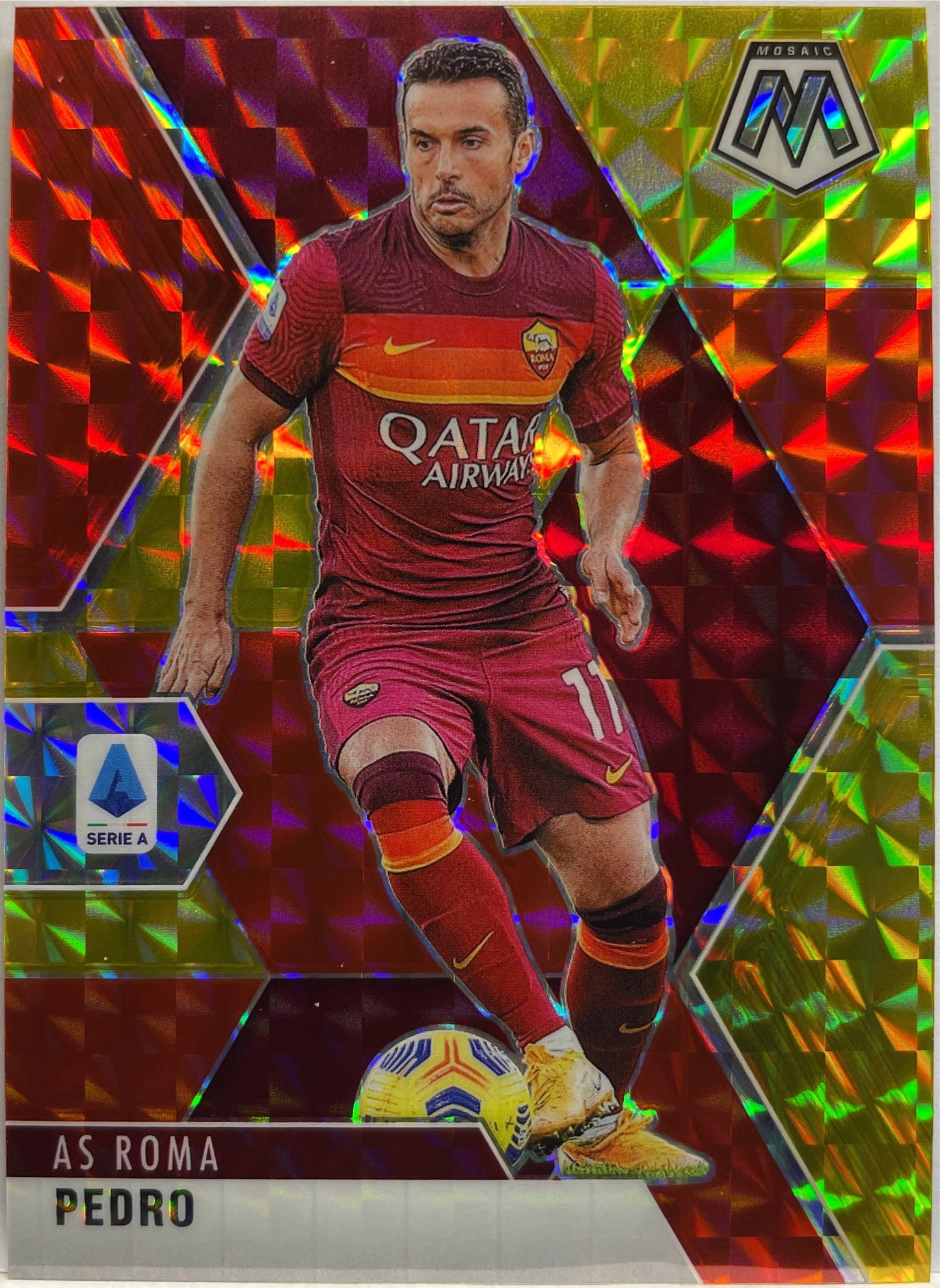 Pedro 87/88 Red/Gold Choice T-Mall Mosaic Serie A 2020/21