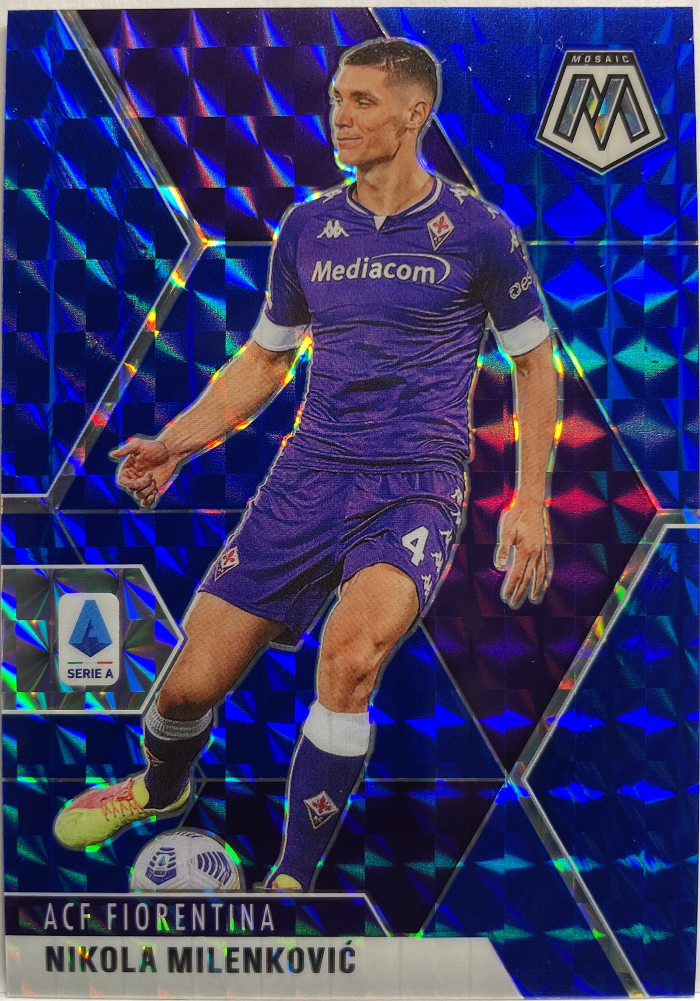 Nikola Milenkovic 83/99 Blue Mosaic Serie A 2020/21