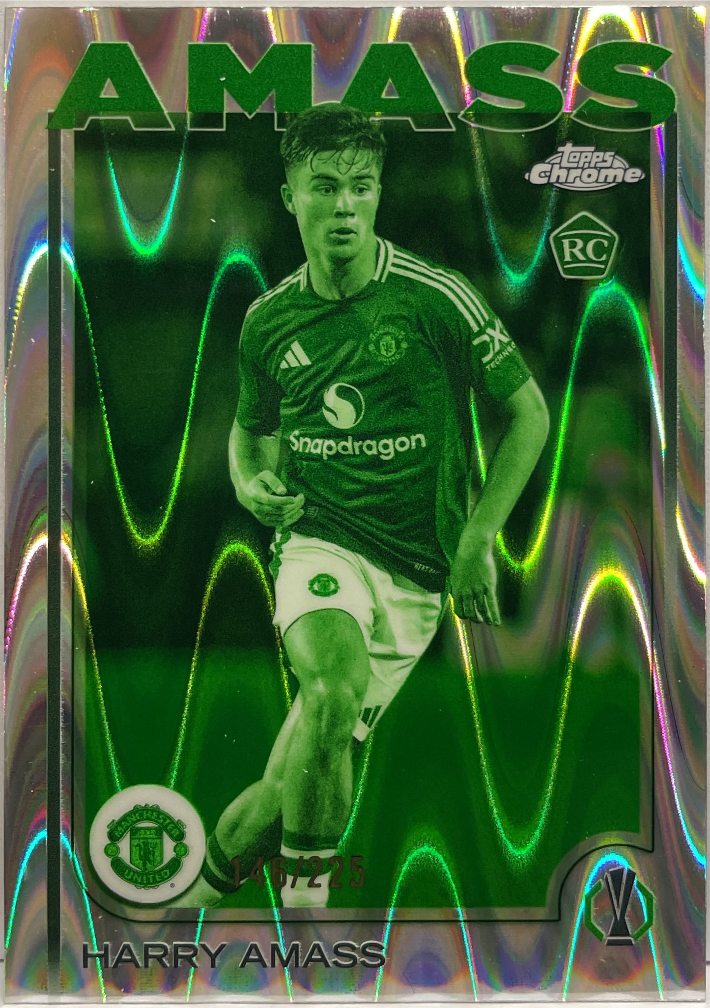 Harry Amass 146/225 Rookie Night Vision RayWave Topps Chrome UCC 2024/25